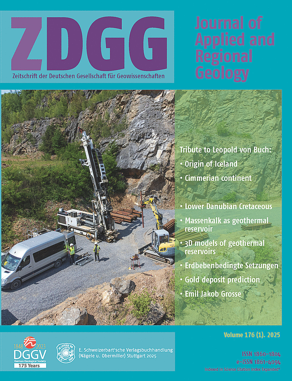 Cover image of: Zeitschrift der Deutschen Gesellschaft für Geowissenschaften Band 176 Heft 1