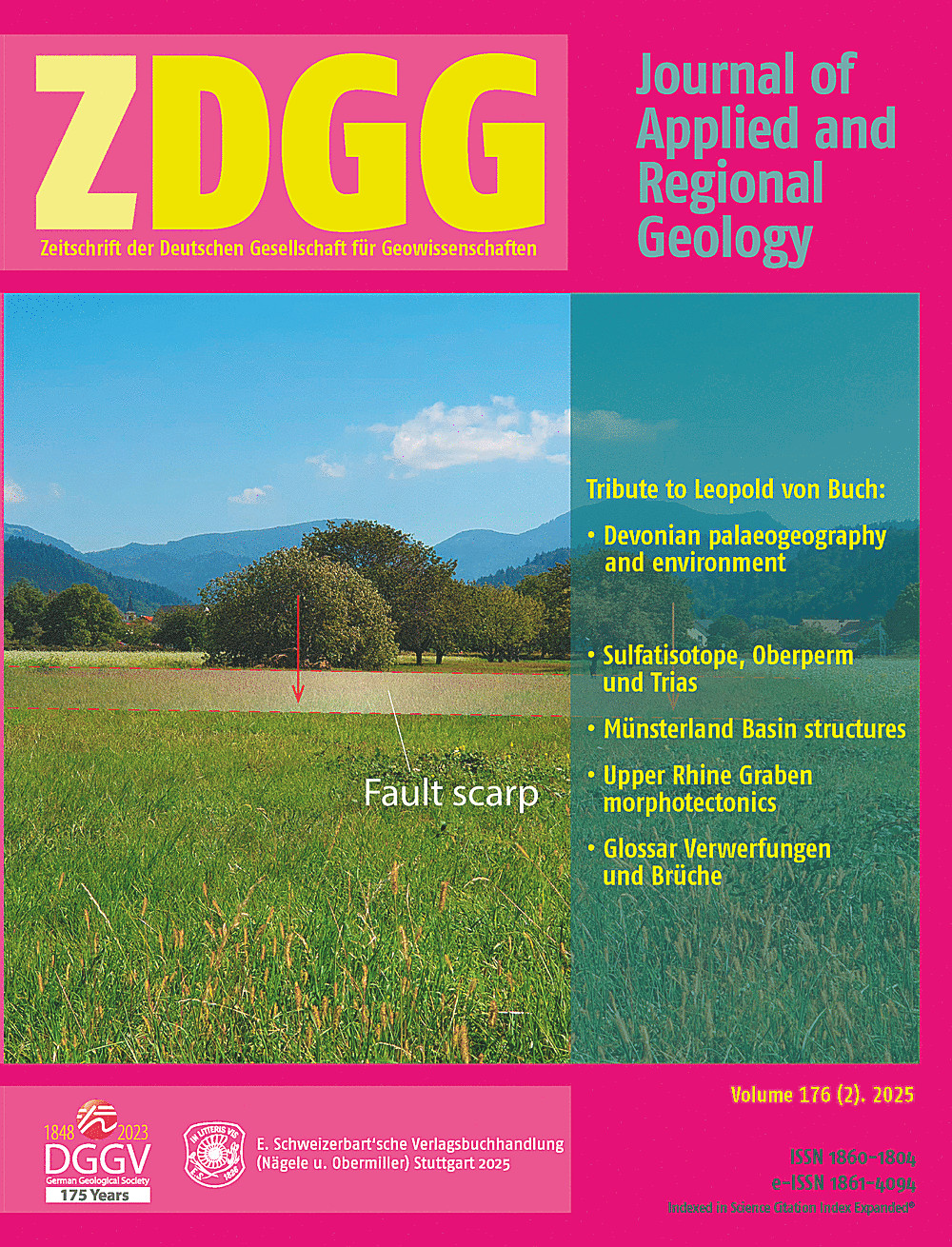 Cover image of: Zeitschrift der Deutschen Gesellschaft für Geowissenschaften Band 176 Heft 2