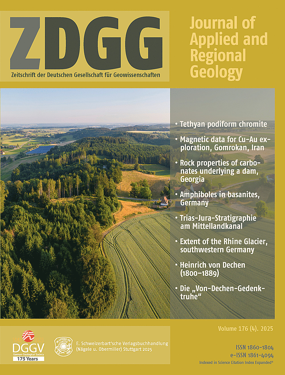 Cover image of: Zeitschrift der Deutschen Gesellschaft für Geowissenschaften Band 176 Heft 4